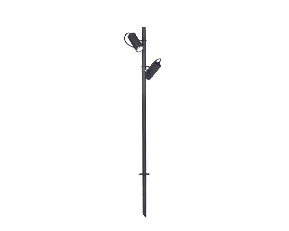 FW Spot Totora Jabalina 30cm - 1,00 mts GU10 Negro 2 spot 3100-2