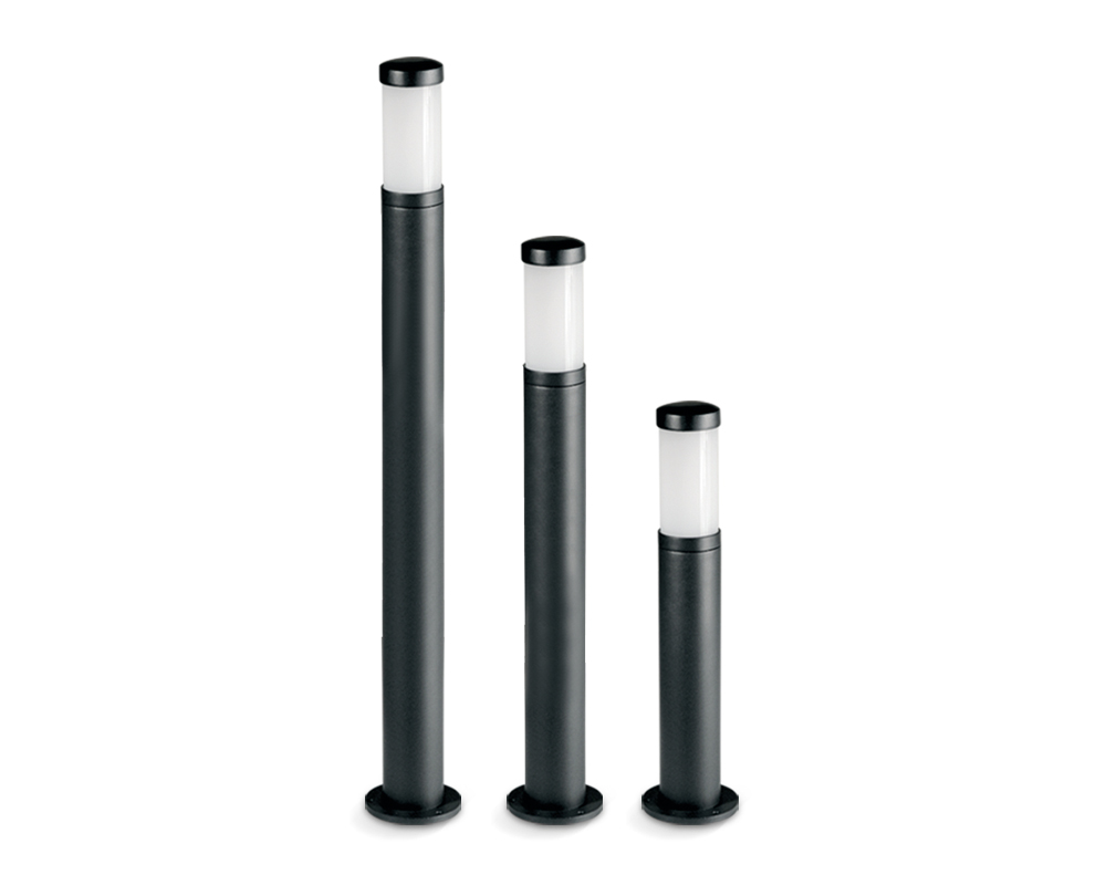 FW Farola Aluminio Alt 50cm - 80cm - 1,00 mts Negro 2550