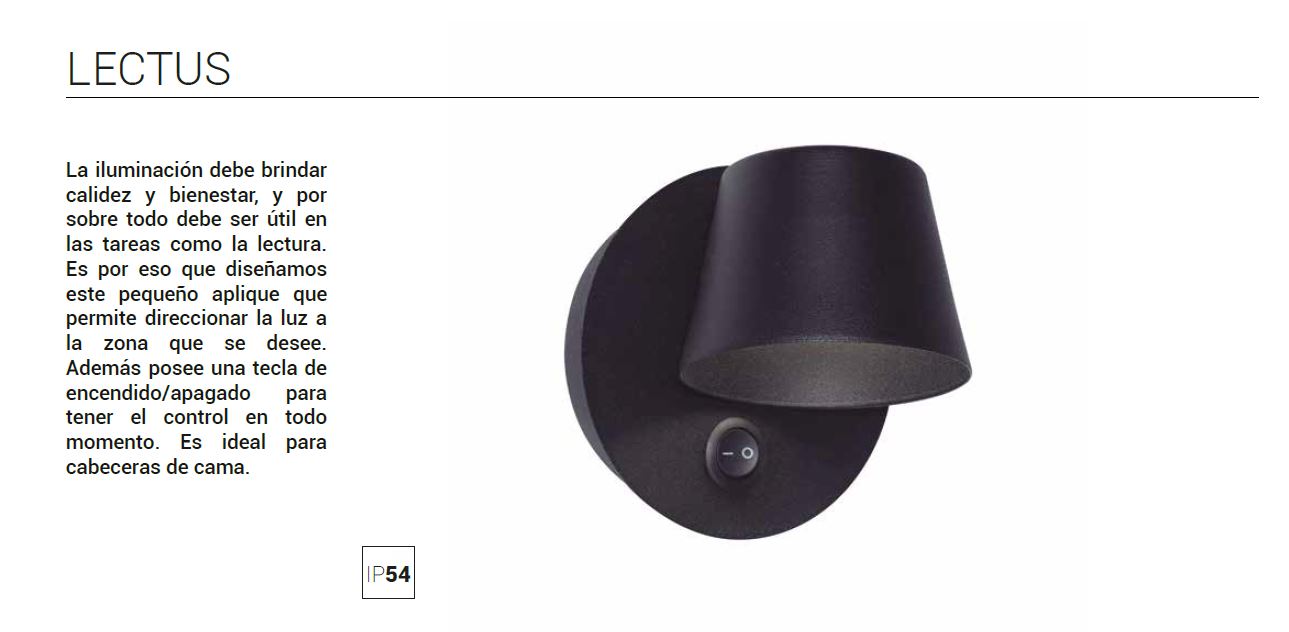 GSG - Aplique de pared LECTUS
