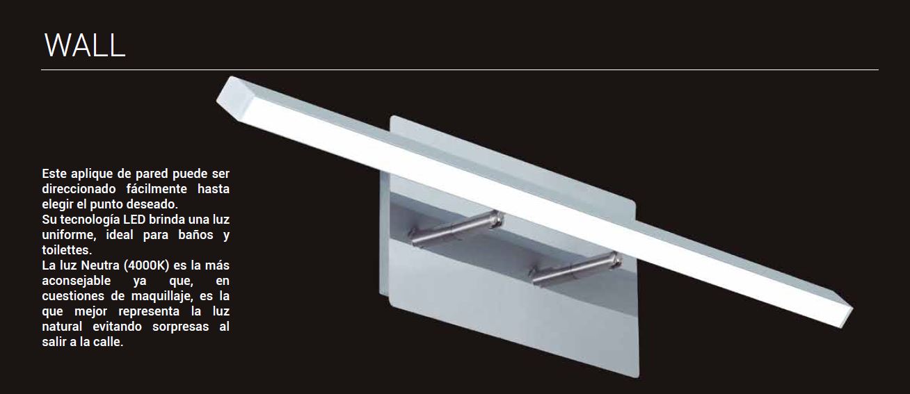 GSG - Aplique Pared WALL 11W